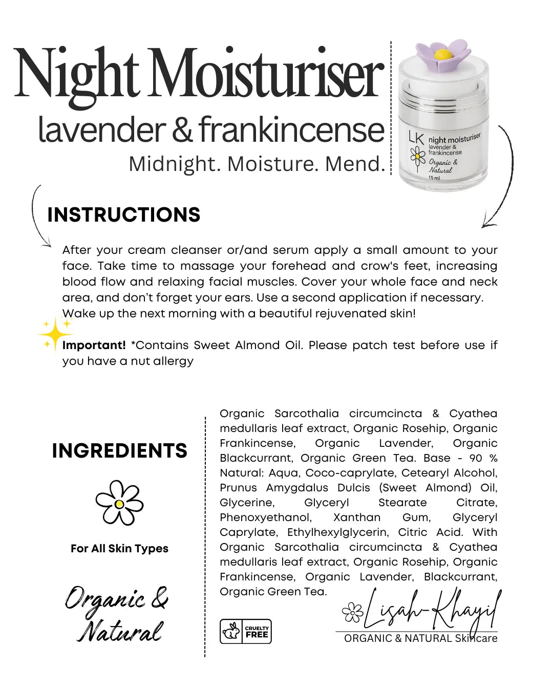 Night moisturiser